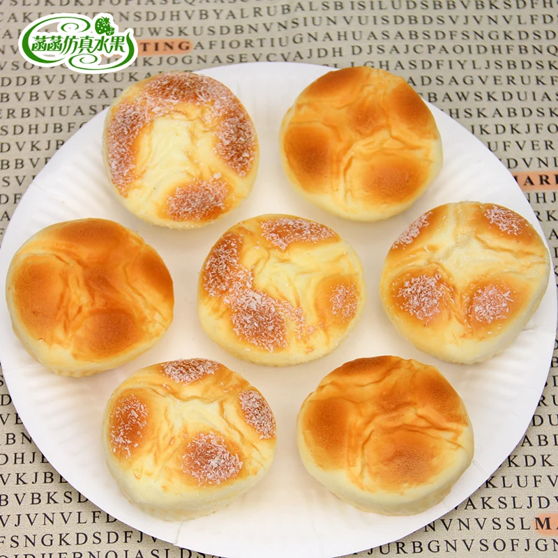 

High artificial cross bread PU fake bread cake food model photography props