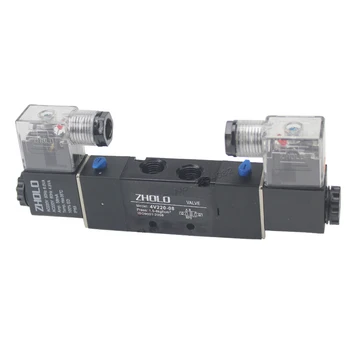 

1/4" 5 port 2 pos solenoid valve Pneumatic 4V220-08 DC24V 12V AC 220V 380V 110V high quality