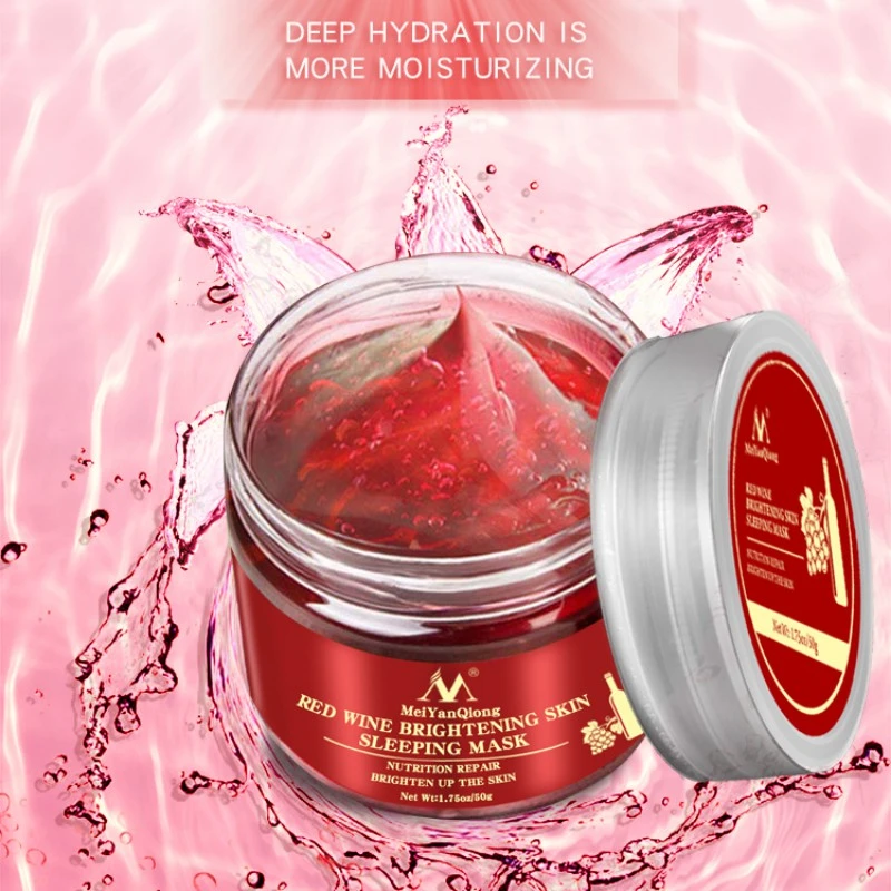 red wine face serum