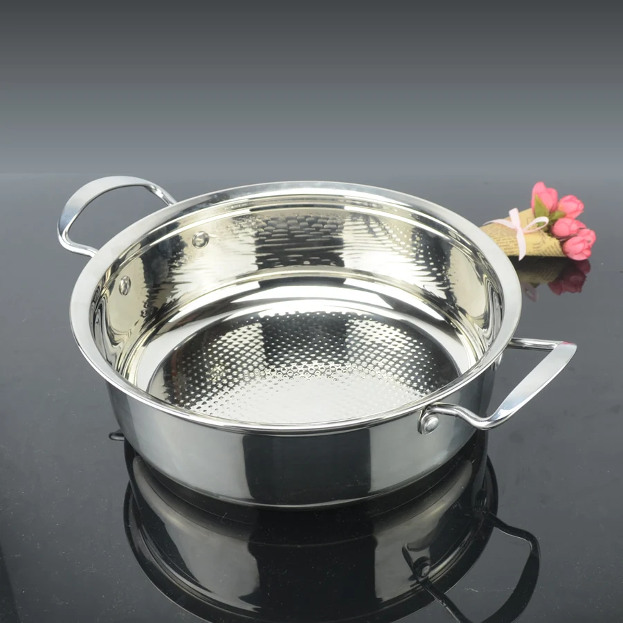 Free shipping High quality stainless steel combination pot Eco Friendly