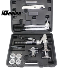 IGeelee popularna hydrauliczna wyciskarka Pex IG-1632AZ w zakresie 16-32mm stosowana w systemach REHAU z narzędziami do prasowania i rozszerzania pex