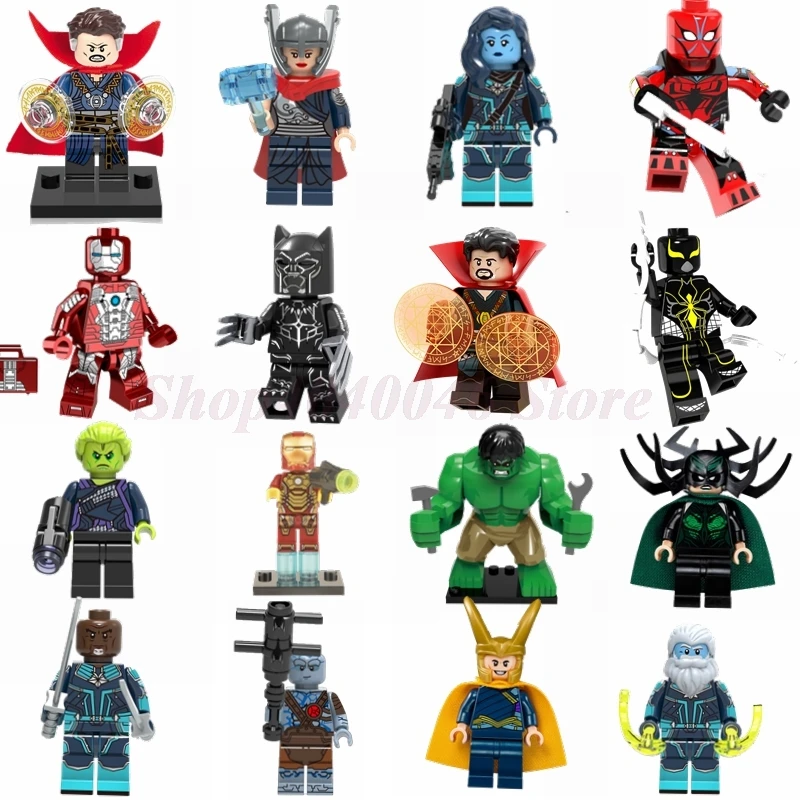 

legoING Marvel Block avengers 4 endgame Iron Man Batman Movies Kids Toy Marveled Legoing Figures Figurine Toy For Children Gift