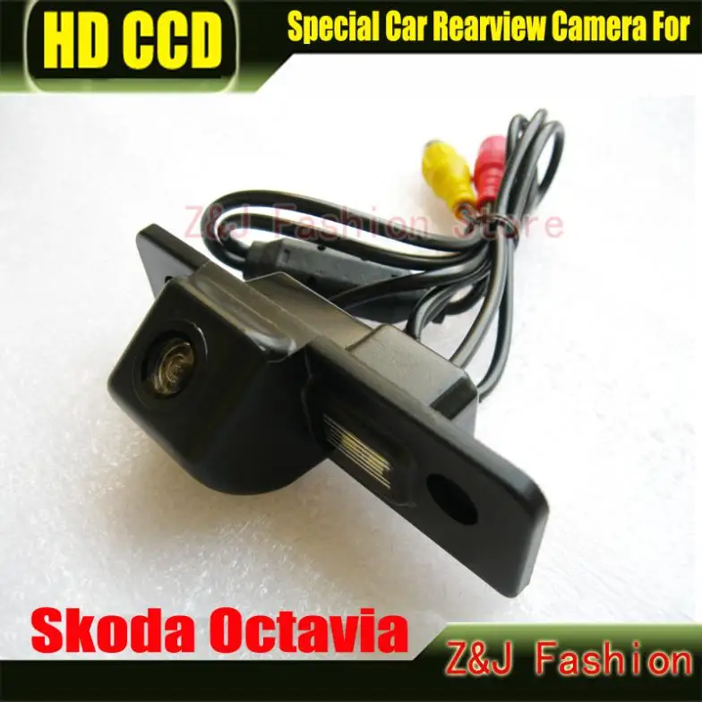 

HD CCD Car Rear View Camera Reverse Parking Camera back up Camera for VW Skoda Octavia night vision waterproof Camera ZJ