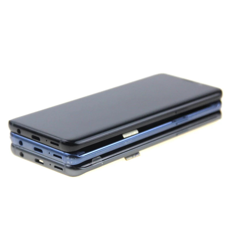 100% супер AMOLED LCD для Samsung Galaxy S9 G960F G960U G960 дисплей сенсорный экран в сборе + рамка 5 8