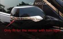 Para Honda CRV CR-V 2017 2018 ABS Cromado Side Espejos Retrovisores Exteriores Franja Ajuste de La Cubierta 2 unids Car Styling accesorios!