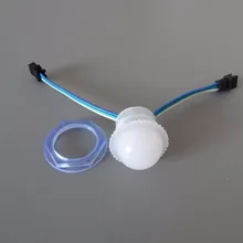 26 мм WS2811 светодиодный модуль пиксела; 3 шт. 5050 SMD RGB LED, DC12V вход; матовое покрытие; 0.72 Вт