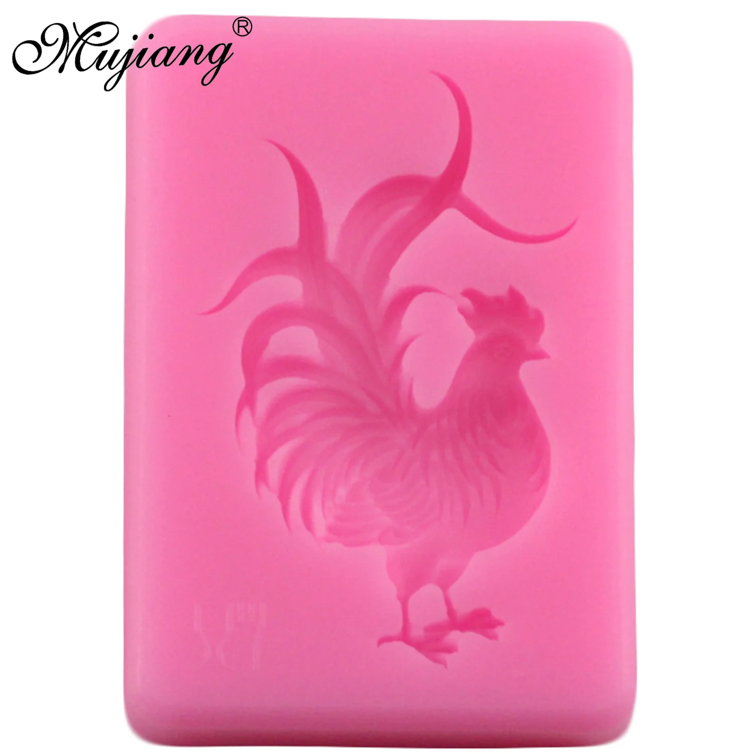 

Mujiang DIY Cock Chicken Silicone Molds Sugar Paste Candy Chocolate Mold Fondant Cake Decorating Tools Soap Polymer Clay Moulds
