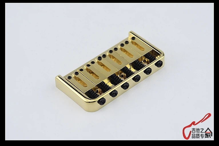 1 компл. GuitarFamily супер качество электрогитара фиксированный мост нержавеющая седло/стальная пластина золото Сделано в Корее