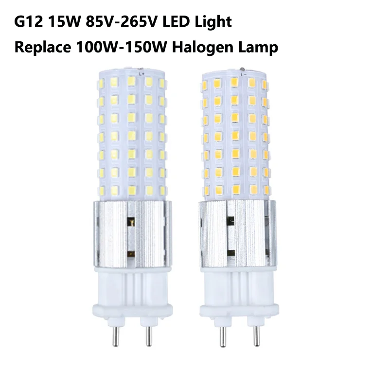 G12 Светодиодная лампа 15 Вт 1500лм SMD2835 ультра яркая AC85 265V Высокая яркость освещение
