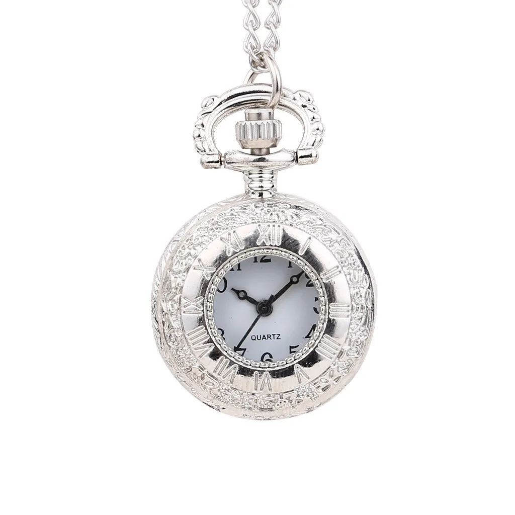 

New Personality Quartz Pocket Watch Fashion Light Pendant SmallPocket watch man woman kid gift necklace clock Couple old man wat
