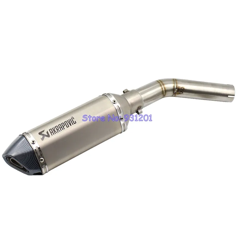 

Motorcycle Slip On for Suzuki K6 GSXR600 GSXR750 K6 (2006) Connect Mid Link Pipe with Akrapovic Exhaust Pipe Muffler Escape