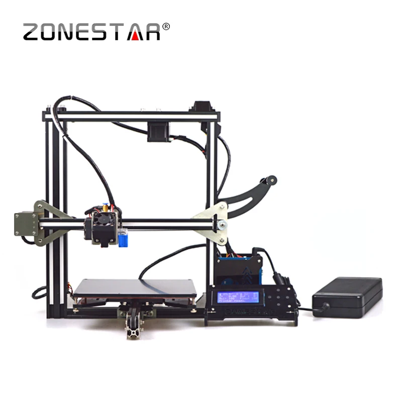 Free Shipping Full Metal Aluminum Frame Auto Leveling Bowden Extruder LCD SDCard Filament Reprap Prusa i3