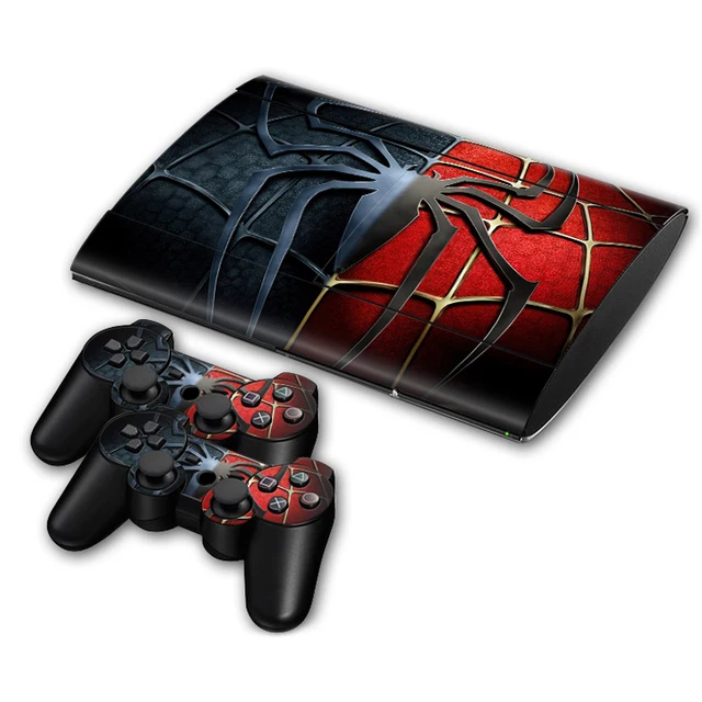 Best Offers Vinyl Decal Protective Skin Stickers for Sony PlayStation 3 Super SLIM 4000 Console and 2 Controllers spider man TN-P3S4000-0194