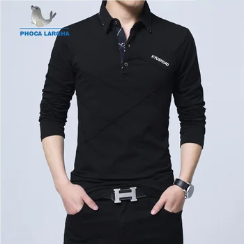 

Polo Shirt Men Spring Winter Brand Men's Polo Shirt Long Sleeve Casual Male Shirt Mens polo Shirts Plus Size 3XL 4XL 5XL