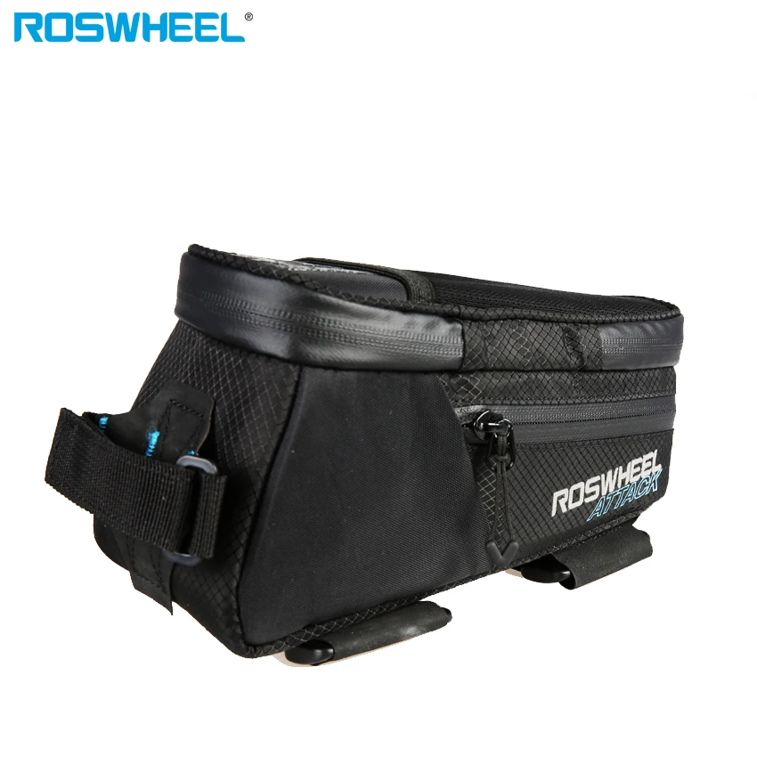Flash Deal ROSWHEEL ATTACK 2017 Waterproof Bicycle Bag Front Beam Frame Top Tube Bag MTB Road Foldig Bike Phone Bag Cycling Accessories 1 Flash Deal ROSWHEEL ATTACK 2017 Waterproof Bicycle Bag Front Beam Frame Top Tube Bag MTB Road Foldig Bike Phone Bag Cycling Accessories 1