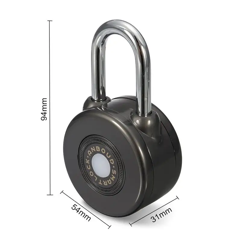 Bluetooth Smart Door Lock Waterproof Anti Theft Alarm for Cycling Motorycle Door with APP Control Electronic Door Lock