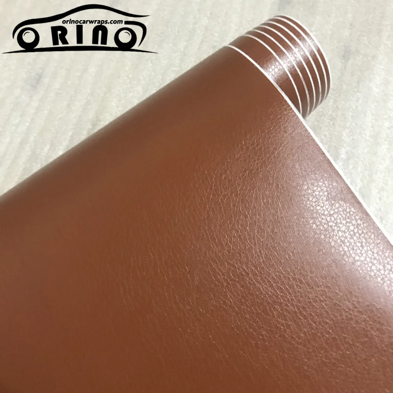 Brown Leather Vinyl Wrap Film-2