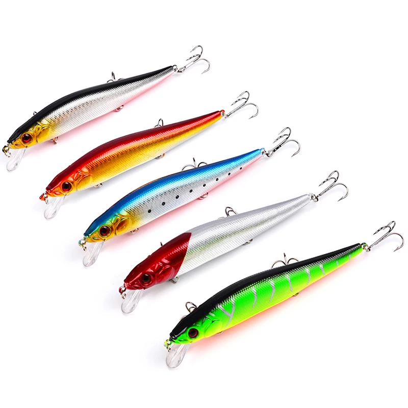 

1pcs 14cm 23g Fishing Lures 3D Eyes Floating Laser Minnow Hard Aritificial Wobblers Crankbait Plastic Baits Pesca Isca Tackle