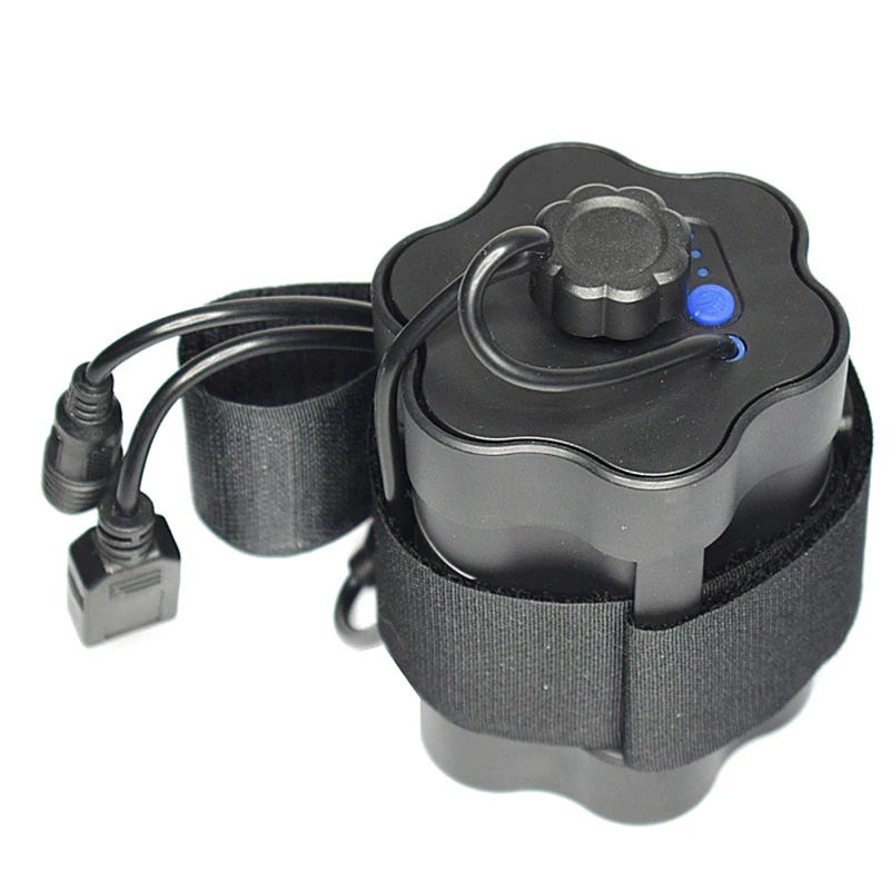 

8.4V 12.6V Portable Waterproof Batteries Battery Case Box with USB Interface Support 6 x 18650 Batteries for Bicycle LED Light