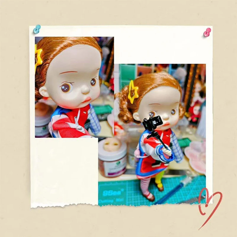 Аксессуары для кукол OB11 Кукла мобильный телефон селфи палка для фотографий 2 цвета для OB11 Meijie pig 1/8 аксессуары для кукол BJD