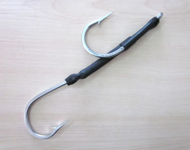 

5pcs 6/0 8/0 10/0 12/0 Game Fishing Assist Hooks for Skirted Trolling Lures Trolling Fishing Lure Marlin Tuna Pakula