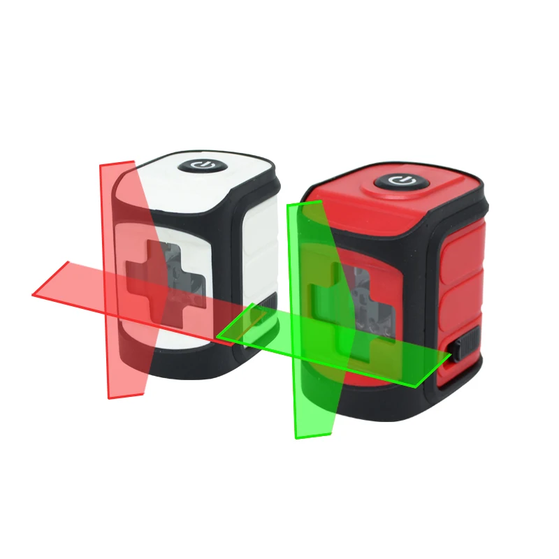 

Mini Laser 2 Red Lines Laser Level Horizontal and Vertical Self Leveling 360 Cross-Line Can Use With Magnetic Bracket