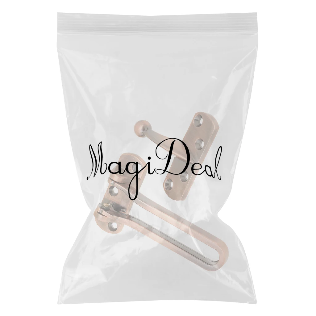 Hot Sale Security Open Type Anti-Theft Door Fastener Button Chain Safe-Guard Copper Adopting One-time Molding Technology