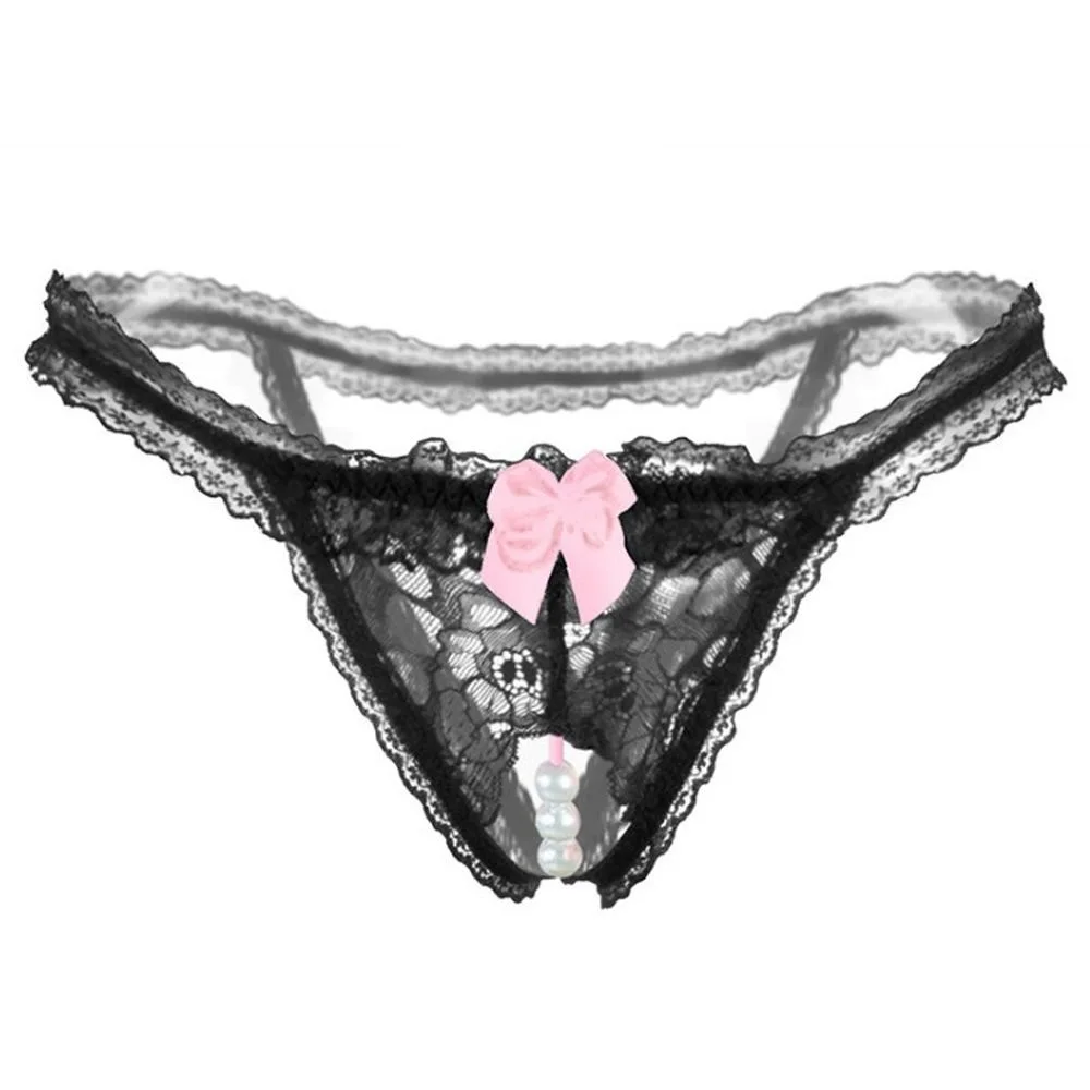 

2019 New Arrival Women Sexy G-String Underwear Transparent Lace Panties Thongs Female Low Waist Sexy Panties G String Underpants