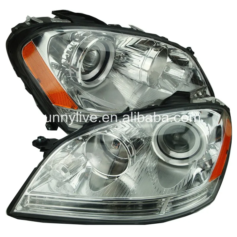 

For Mercedes-Benz W164 ML280 ML320 ML350 LED Head Light 2005-2008 Year with Yellow Reflector