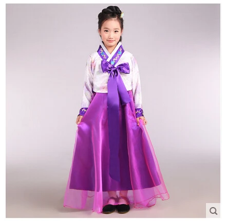 Free Shipping Children Korean Hanbok National Costume Free Shipping Children Korean Hanbok National Costume Traditional Dress Four Colors For Height 120 150cm In Asia Pacific Islands