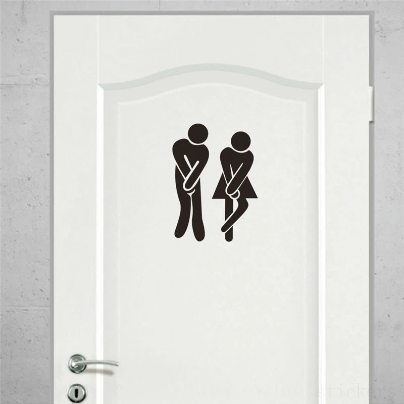 Big mouth toilet stickers Wall decorations 342. diy vinyl adesivos de paredes home decal mual art waterproof posters paper 7.0