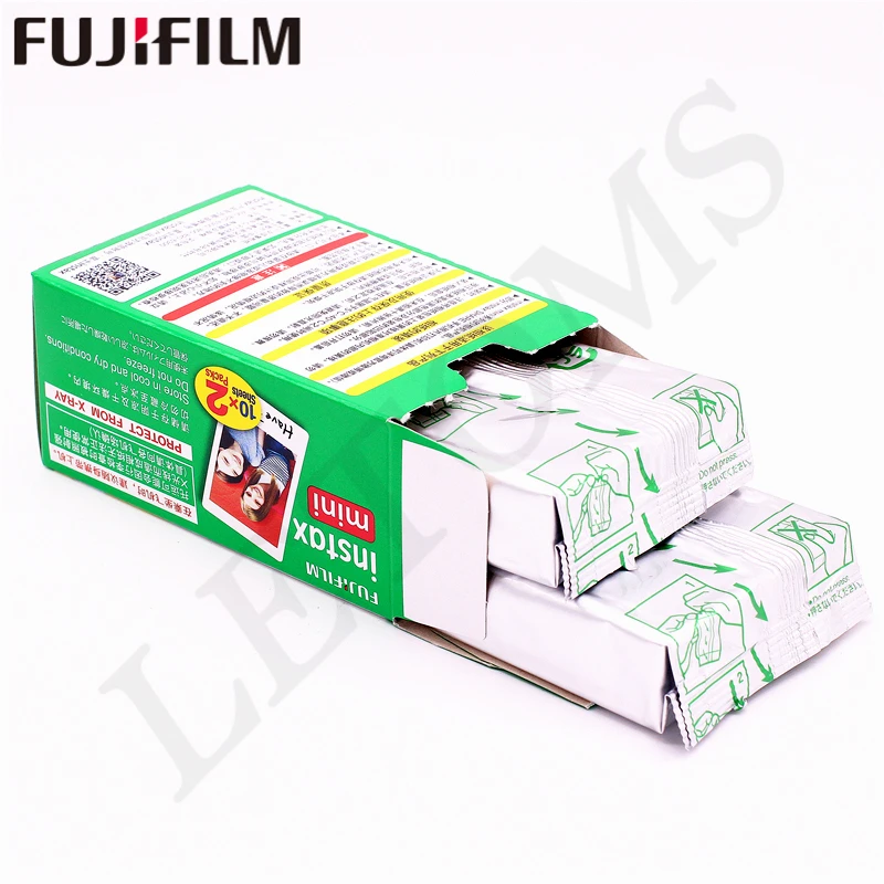 Пленка Fuji Fujifilm instax mini 11 9 8 7s 90 SP1 SP2 25 50s с белыми краями 10 200 листов цветные пленки