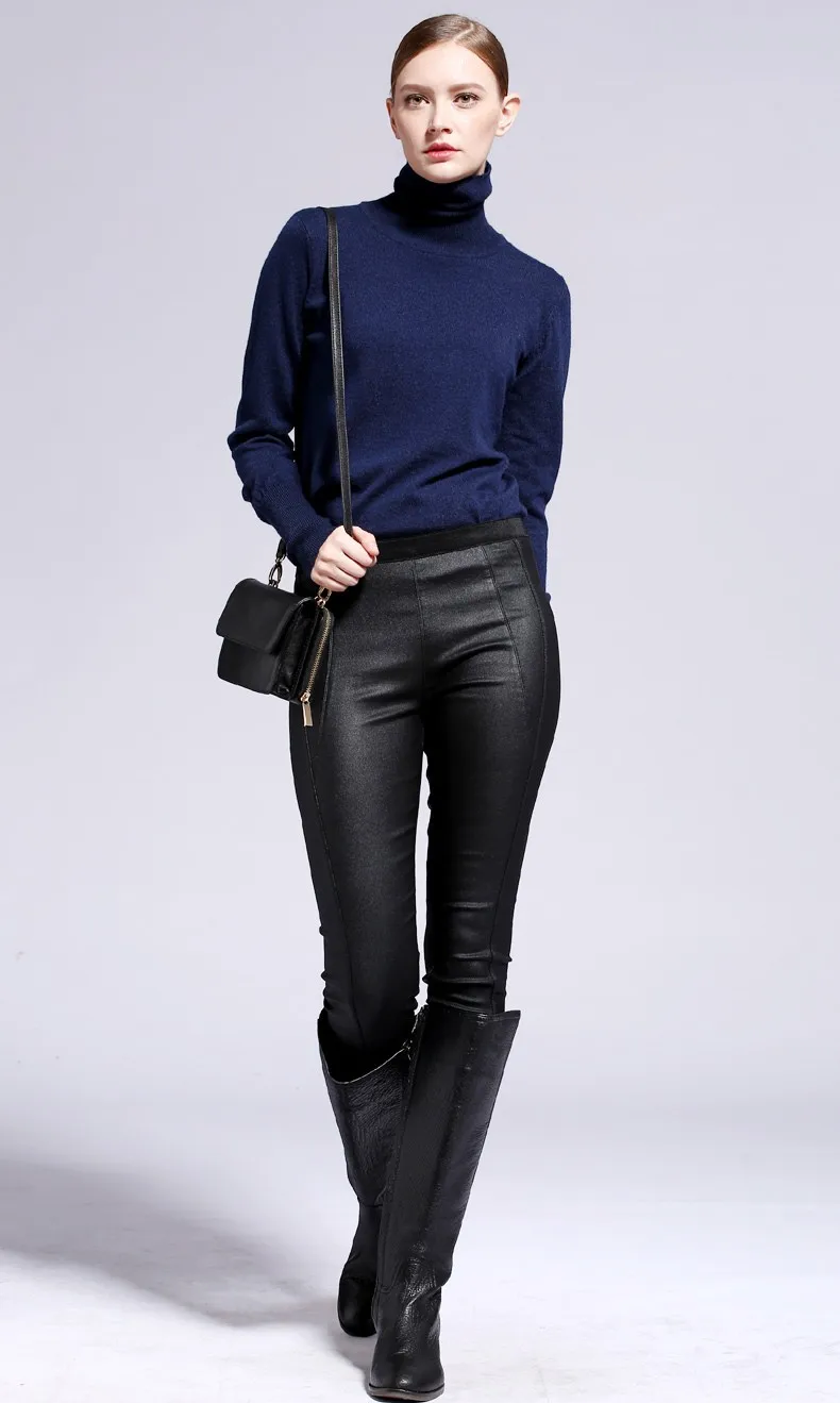 Женские Модные узкие брюки осень зимние леггинсы все сопоставления полная длина брюки ЕС/S-XL
