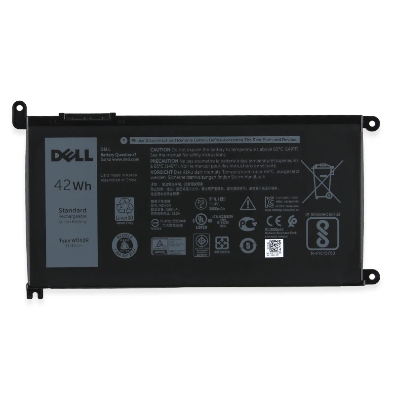 Dell ноутбук Батарея для dell Inspiron 14 7000 5567 7560 7472 7460-d1525s 7368 7378 5565 latitude 3488 3580 WDXOR