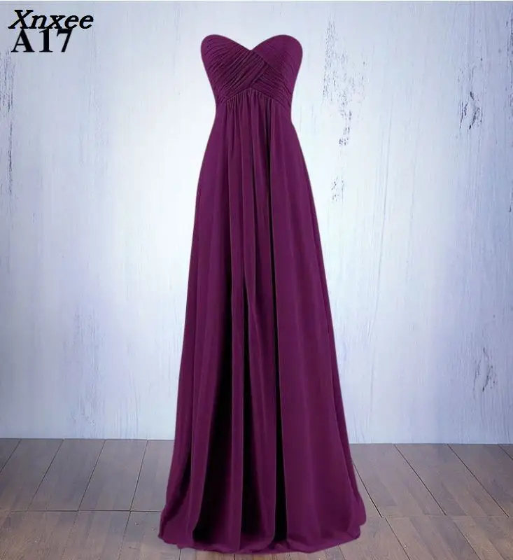 

Sexy Summer Dress Strapless Chiffon Bodycon A-line Wedding Party Dress Royal Blue Red Purple Long Evening Maxi Dress Vestidos