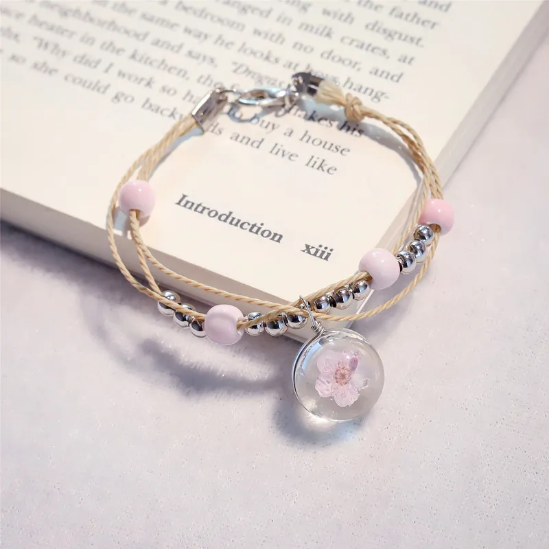 

Bracelet Female Simple Personality Pearl Lolita Banglges