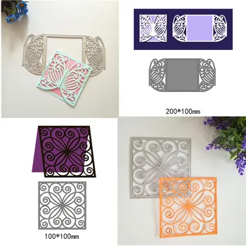 

Hollow Butterfly Flower Metal Steel Cutting Dies for DIY Scrapbook Album Frames Embossing Paper Craft Creative Cut Dies New