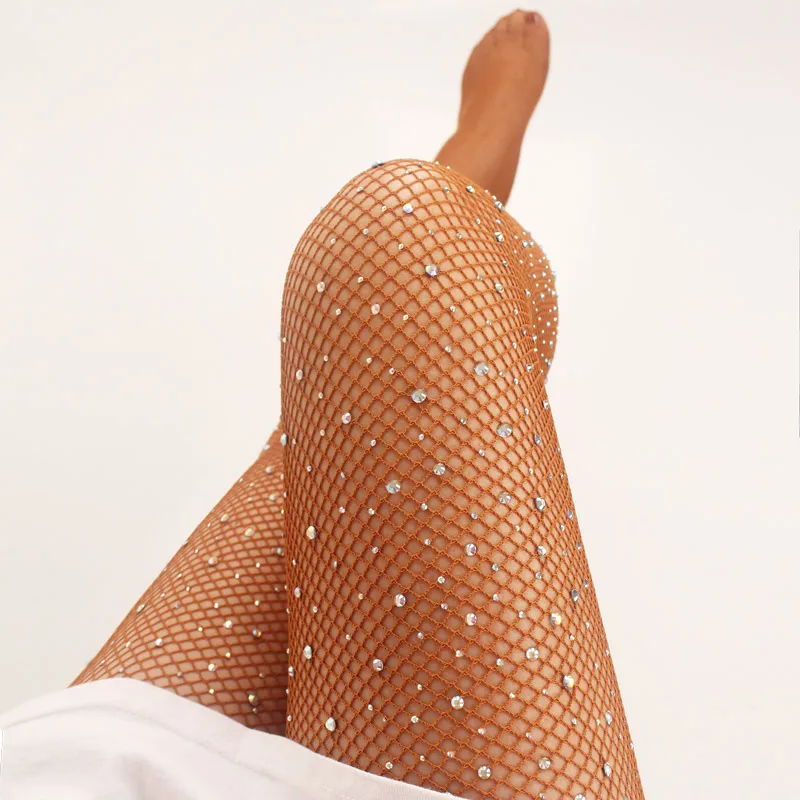 Женские колготки со бриллиантами для латиноамериканских танцев Профессиональные чулки Леггинсы для танцев Сетчатые эластичные носки для латиноамериканских танцев Эластичные носки для латиноамериканских танцев Сетчатые
