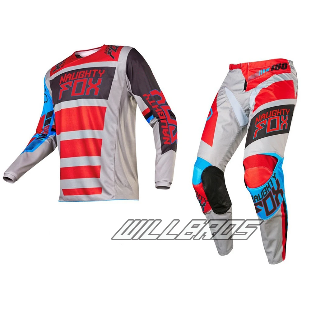 MX 180 Falcon Racing gear набор для мотокросса Dirt bike внедорожная трикотажная одежда для взрослых брюки комбо