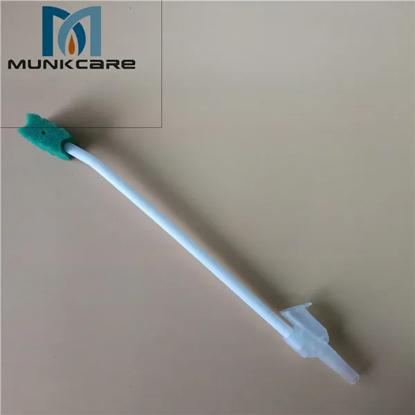 Одноразовое медицинское устройство мокроты всасывающий губчатый тампон зубная щетка с губкой Icu всасывающий тампон присоска для зубной щетки коробка 200