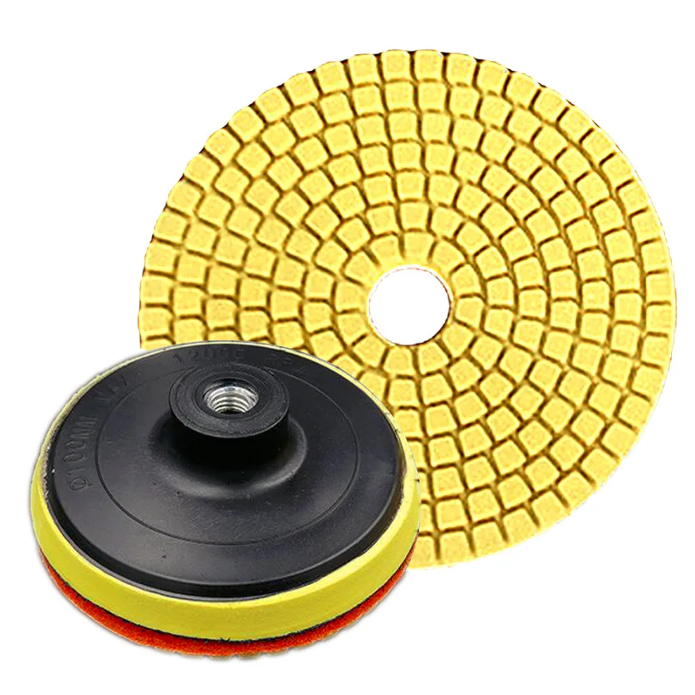 

4" 100mm Wet Diamond Grinding Disc Polishing Pad for Granite Marble Stone Marble Concrete Stone Grinding Discs
