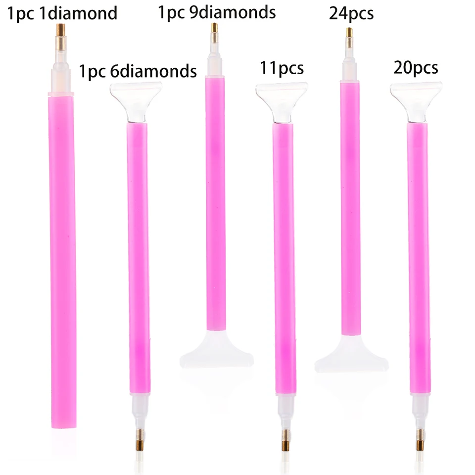 11pcs 5D Painting Diamond Stitch Pen Glue Wax Tray For Arts Crafts Rhinestone