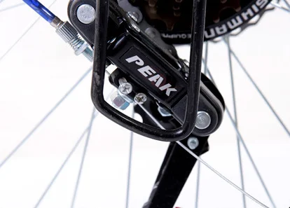 Flash Deal Aluminum Alloy 26 Inches 21 Speed Mountain Bike Double Disc Brake Frame Men and Women Students Bicycle 6