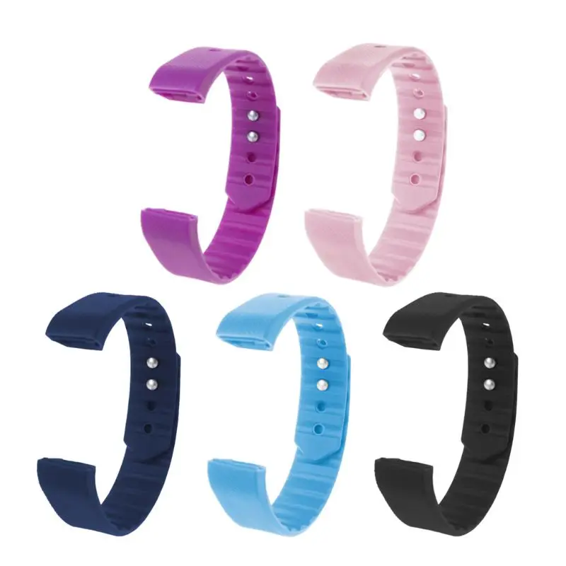 

Silicone Watchband Buckle Strap Replacement For ID 115 Smart Watch Bracelet