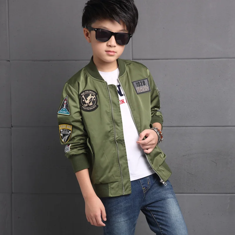 Buy big boy spring jackets 2018 new kids clothing