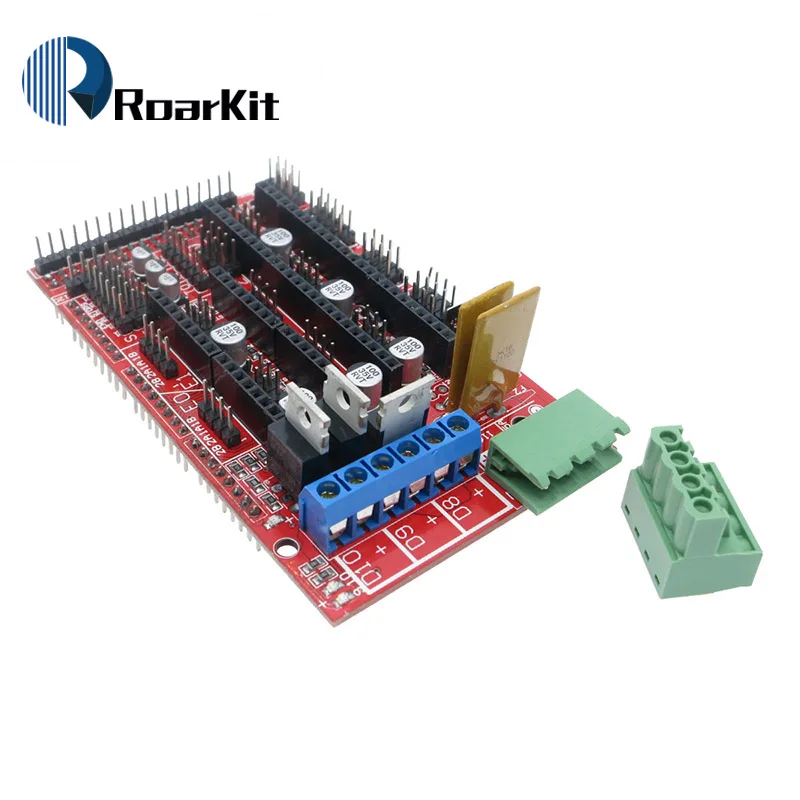 Mega 2560 R3 для arduino 1 шт. контроллер RAMPS 4 модуль шагового драйвера A4988 5 комплект 3D