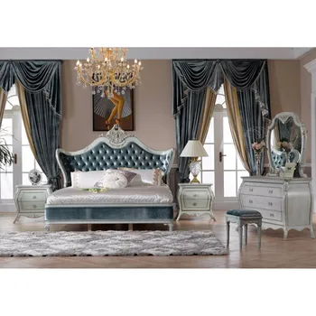 

made in China elegant antique bed