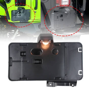

Rear License Plate Tag Holder Bracket With Light For 2007-2017 Jeep Wrangler JK
