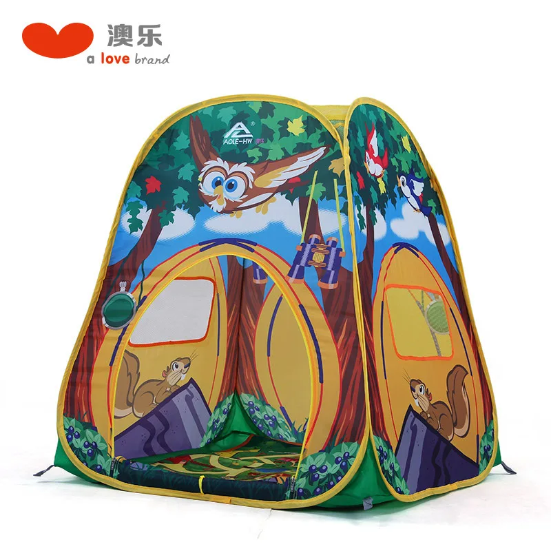 

Australia's new children's indoor and outdoor puzzle game tent portable owl house toys wholesale