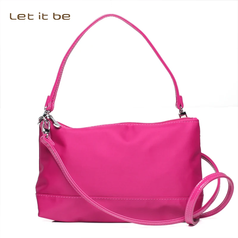 

2016 Let it be brand baguette women messenger bags waterproof nylon mini bags for girls small bolsas